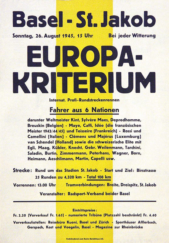 Affiche 1945 Sieger Hans Maag