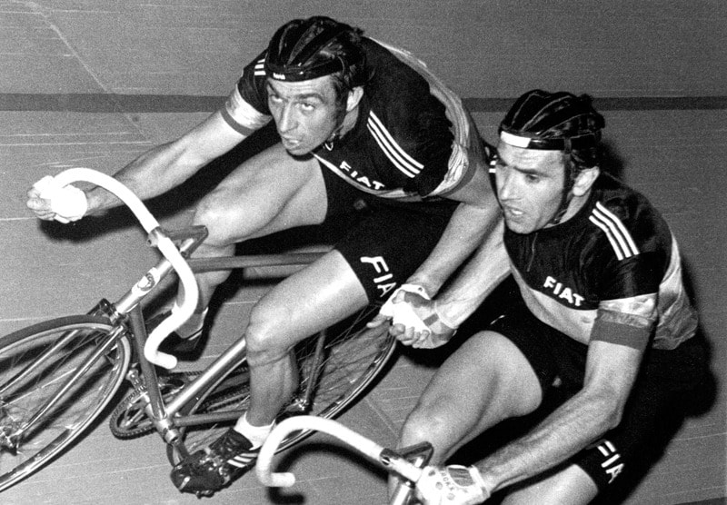 Eddy Merckx mit Patrick Sercu