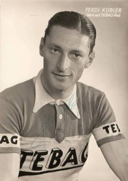  Ferdi Kübler Sieger der 2. Etappe in Basel 1951