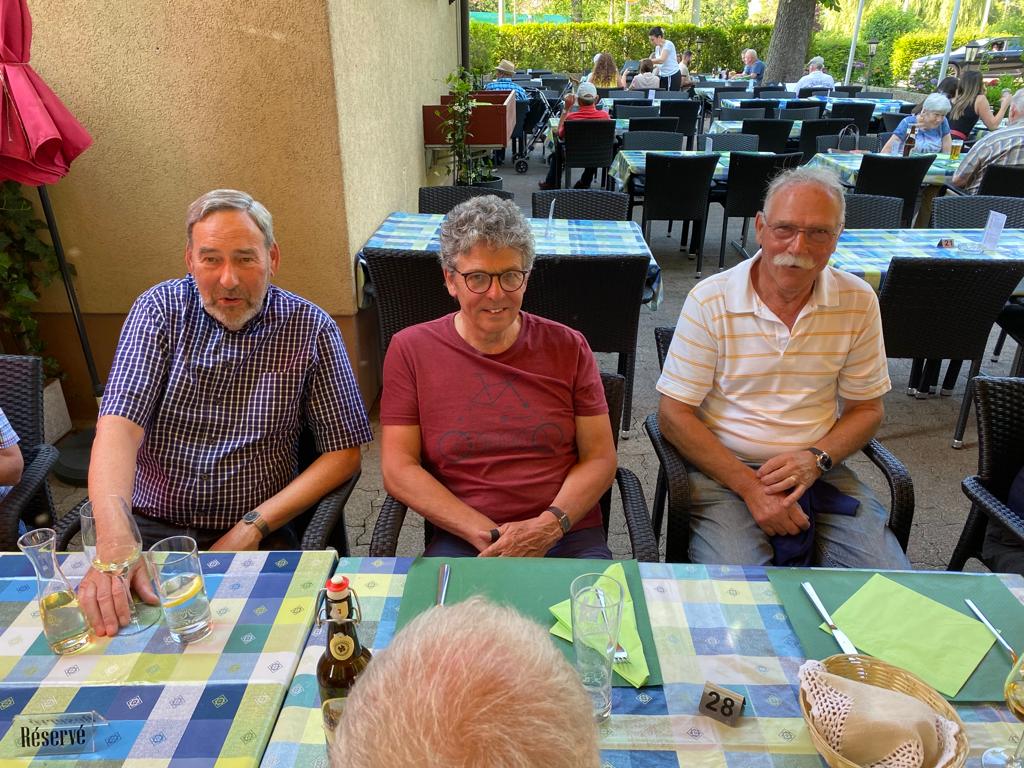 Rolf Plüss, Heinz Arnold und Ernst Metzger