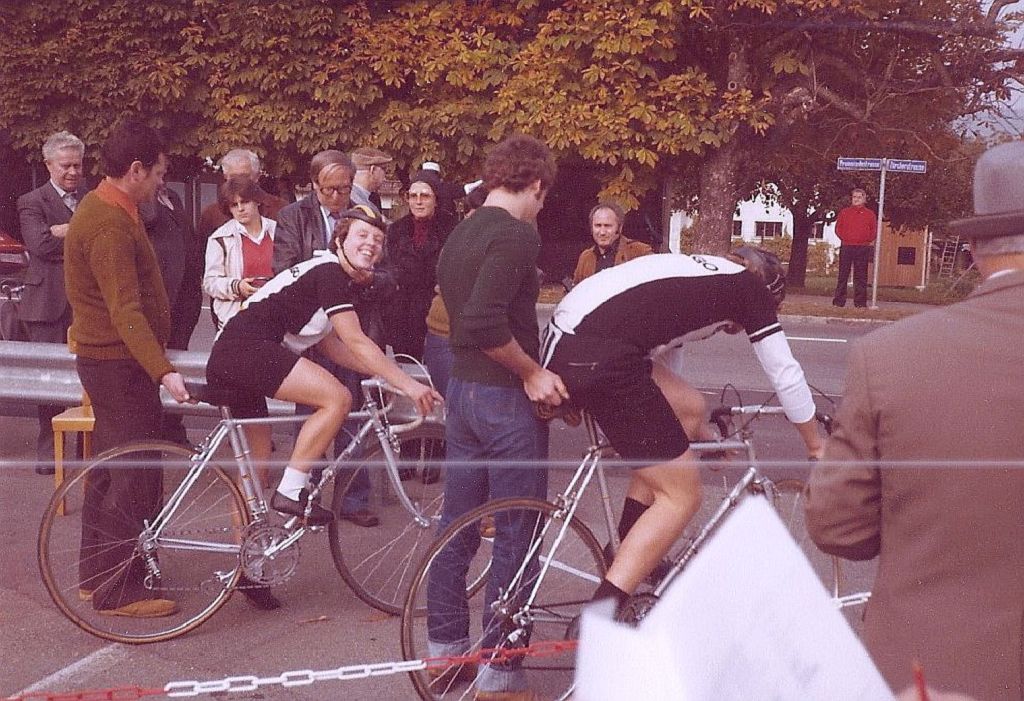 1978 Paarzeitfahren Zurzach mit Füller im 2.Rang