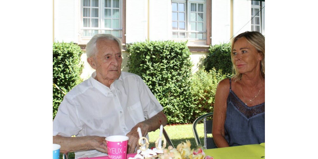 Roger Hassenforder mit seiner Tochter Olivia 2020